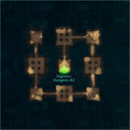 Digimon Maze B1 map