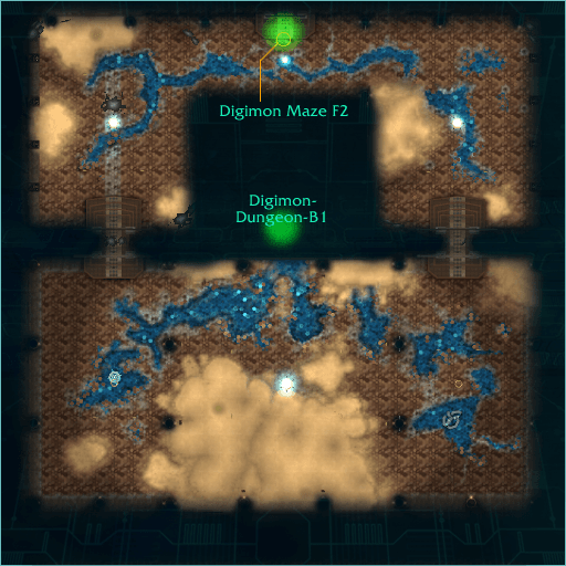 Digimon Maze F1 map