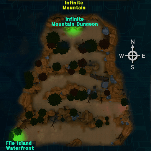 Infinite Mountain map
