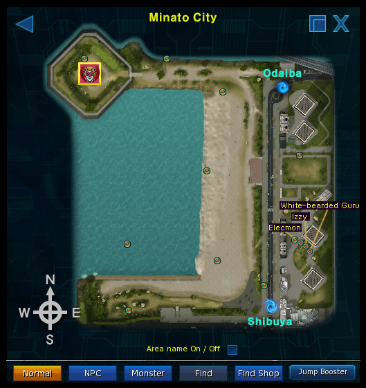 Minato City map