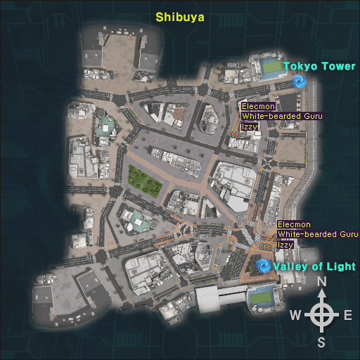 Shibuya map