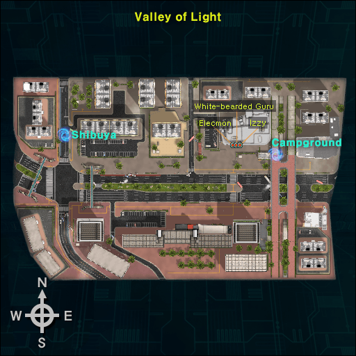 Valley of Light map