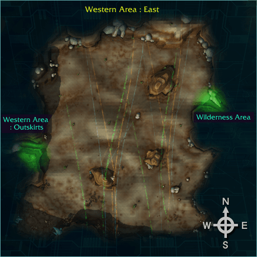 Western Area: East map
