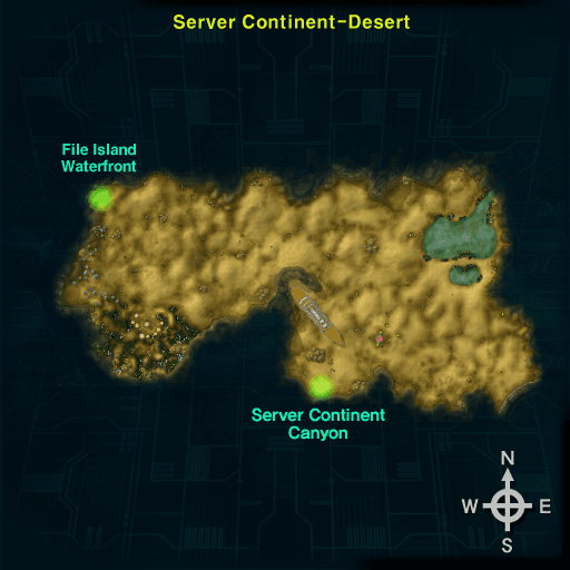 Server Continent Desert
